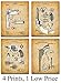 Original Colt Pistols Patent Art Prints - Set of Four Photos (8x10) Unframed Gun Pictures for Wall - Makes a Great Man Cave Gun Poster Decor - Gift Under $20 for Gun Owners and Firearms Enthusiasts