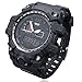 Men's Military Analog Digital Watch Display Sports Watches Multifunctional Large Wrist Watches for Men (Black)