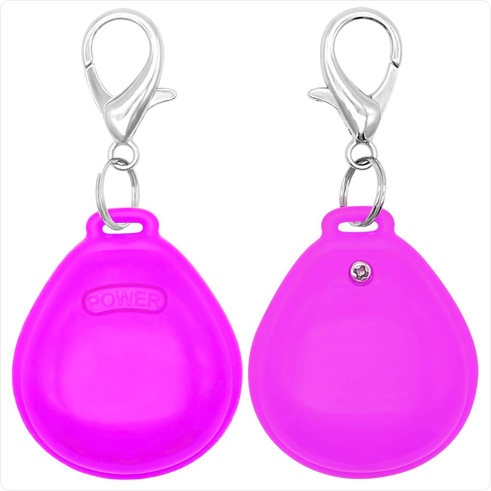 CLAN-X LED Dog Tag, Weather Resistant Light up Pet ID Tag Dog Collar Safety Lights for Night Walking, Batteries Included Dog Pendants by (Pack of 3PCS（Red, White, Blue)