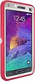 OtterBox Samsung Galaxy Note 4 Case Defender Series - Frustration-Free Packaging - Neon Rose (Whisper White/Blaze Pink)