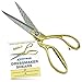 Kristman Dressmaker Shears Professional 9.5 Inch Scissors Cut with Ease Gold
