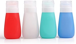 YINGGG Squeezy Portable Salad Dressing Bottles, set of 4 (85ML)