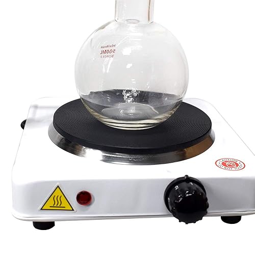 1000ml Essential Oil Distillation Kit With Graham Condenser & Hot Plate – DIY Steam Distiller For Extracting Oils, Herbs, Hydrosols