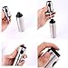 COSCOV Salt and Pepper Grinder Set with Matching Stand & Olive Oil Sprayer Premium Stainless Steel Salt and Pepper Shakers - 5 Grade Adjustable Ceramic Rotor - Brushed Salt and Pepper Mill Pair - 6 Oz