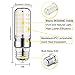 LEKE E26 LED Bulb 15 watt Light Bulbs 6000k 1500lm White LED Light Bulb 100w-120w Equivalent LED Bulb T10 Tube Shape Non-Dimmable (4 Pack)