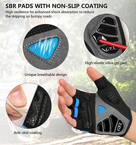 NICEWIN Fietshandschoenen Mountainbike Motorcycle-2020 Upgrade Klassieke Halfvinger Road Fietshandschoen voor Mannen… - Image 3