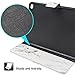 iPad Air 2 Case, HAOCOO Stylish Art Printed PU Leather Stand Protective Case with Card Slots for Apple iPad Air 2 Cover - Flip Folio Case Cover for iPad Air 2 (White Marble)
