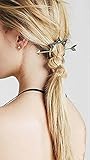 BOHO Antique Retro Metal Long Arrow Round Hoop Set Pierced Barrette Hair Fork Stick Slide Tuck Comb Clip Shawl Scarf Pin Brooch Hairpin Styling Ponytail Holder Bun Maker Tool Accessories GIFT