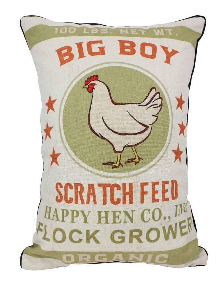 Juniperlab Primitives Retro Feed Sack Chicken Feed Cotton Linen