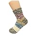 Tdeal 3 Pairs Women's Warm Wool Crew Socks Vintage Cotton Super Thick Soft Winter Sock