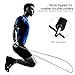 Wini Adjustable Speed Cable Jump Ropes with 2 Packs, Premium Quality Best for Keeping Fitness and Cable Protector for Rough Area. Adjustable Roples for Adults&Kids