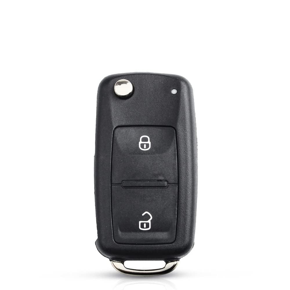 NEW 2button folding remote key replacement housing FOB Shell car key housing radio key for VW Transporter T5 Polo have Uncut Blade