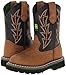 John Deere 2190 Western Boot (Toddler/Little Kid),You Tan Black Top Pull ON,1 M US Little Kid