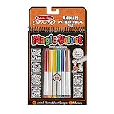 Melissa & Doug On the Go Magic Velvet Pattern-Reveal Activity Kit - Animals (Great Gift for Girls and Boys - Best for 5, 6, 7, 8, 9 Year Olds and Up)