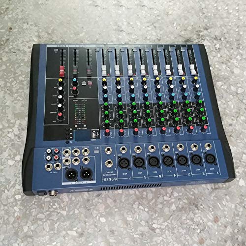 Smartlove1P CT8 8 Channel Professional Stereo Mixer Live USB Studio Audio Sound Console Network Anchor Device Vocal Effect Processor - Thumbnail 7
