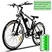 Kemanner 26 inch Electric Mountain Bike 21 Speed 36V 8A Lithium Battery Electric Bicycle for Adult (Black- New)thumb 1