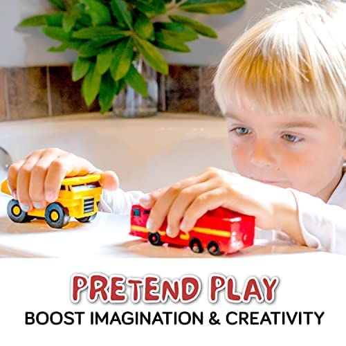 No Hole Bath Toys for Babies and Toddlers, Car Mold Free Bath Toys, Non