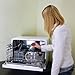 NewAir ADW-2600W 6 Place Setting Portable Countertop Dishwasher With Electronic Controls