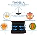 YIANNA Waist Trimmer for Women/Men, Back Double Support Waist Trainer Sweat Belt