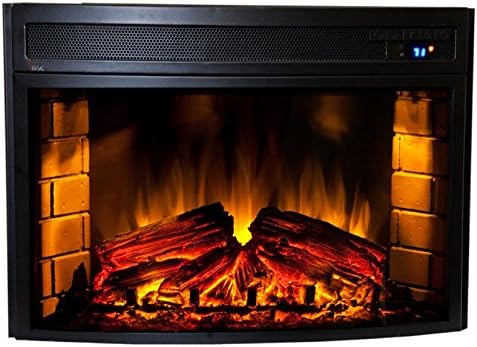 Comfort Smart Verve 24-inch Curved Electric Fireplace with Remote, Insert CS-501625