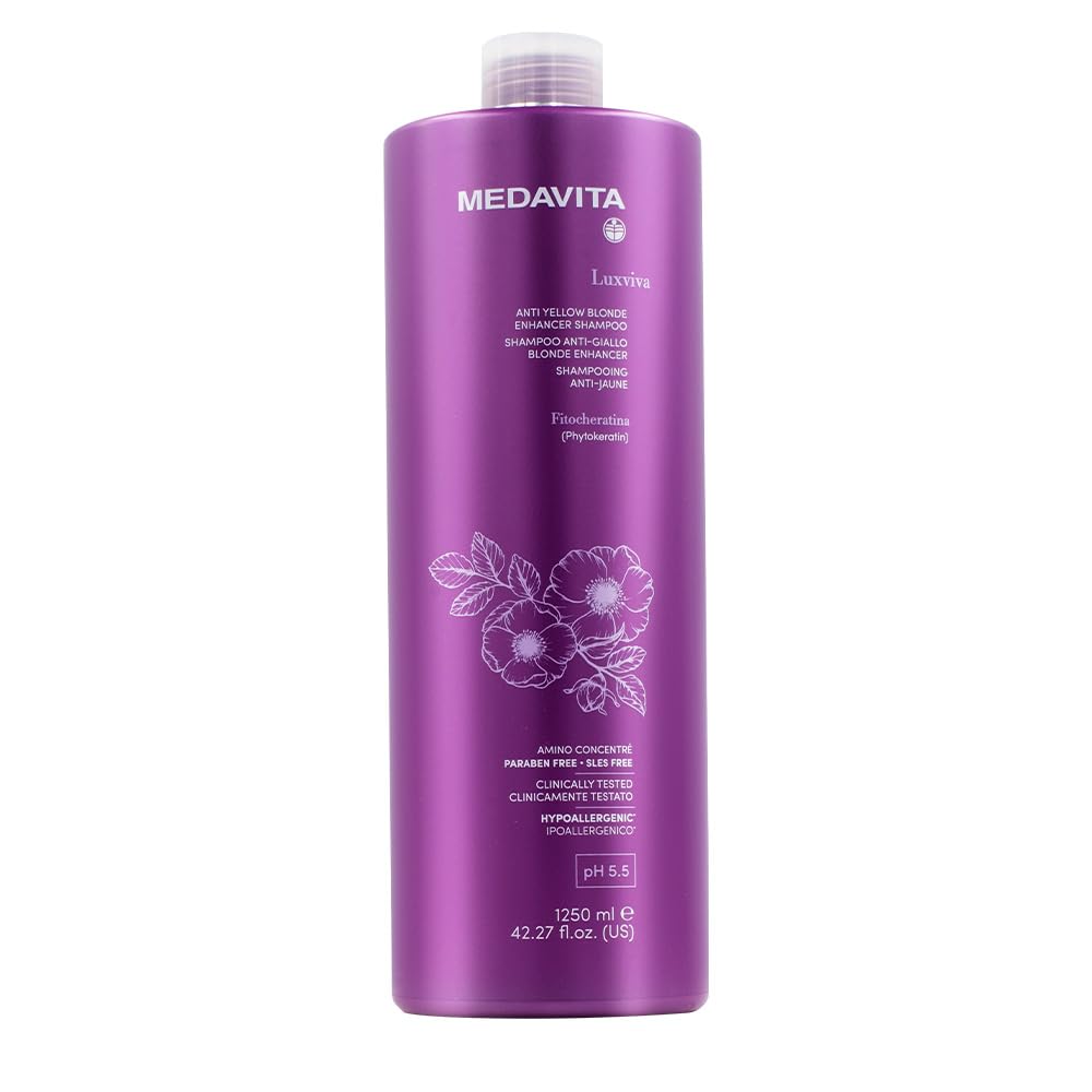 Medavita - Luxviva - Anti-Yellow Shampoo ph 5.5 - 1250ml