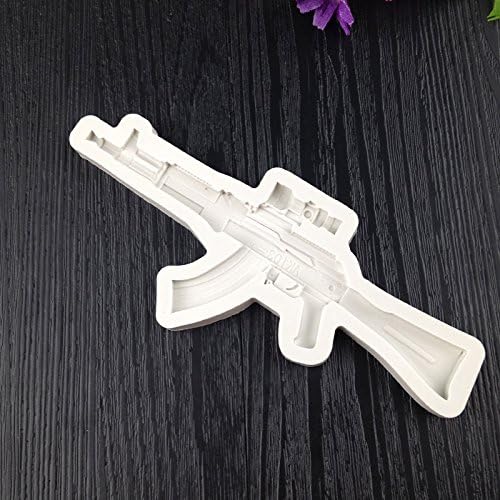 Amazon Com Kicode Creative Cute Diy Machine Gun Silicone Fondant