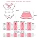 Littleforbig Adult Baby Onesie Diaper Lover (ABDL) Snap Crotch Romper Onesie Pajamas - Cosplay Magical Onesie Skirt Set
