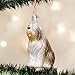 Old World Christmas English Sheepdog Glass Blown Ornament