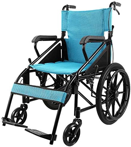 NACHENW Wheelchairs Portable Wheelchair Lightweight Folding Aluminium Home Easy To Store Elderly Household Leisure Scooter