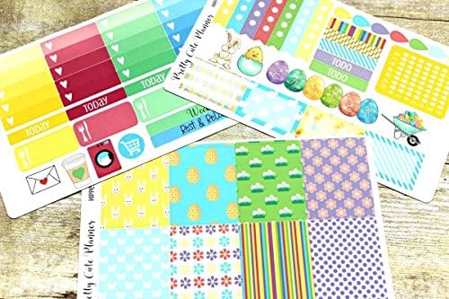 Weekly Planning Stickers / Easter Planner Stickers / Erin Condren Stickers / Happy Planner Stickers / Planner sticker set / Planner Decor