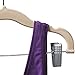 Home-it 12 PACK baby hangers with clips IVORY baby Clothes Hangers Velvet Hangers use for skirt hangers Clothes Hanger pants hangers Ultra Thin No Slip kids hangers