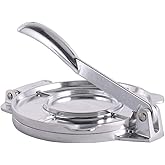 COERSD Stainless Steel Tortilla Press Tortilla Maker Flour Tortilla Press Press Dough Press Cake Maker for Shaping Omelettes,