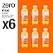 vitaminwater zero rise, electrolyte enhanced water w/ vitamins, orange drinks, 16.9 fl oz, 6 Pack