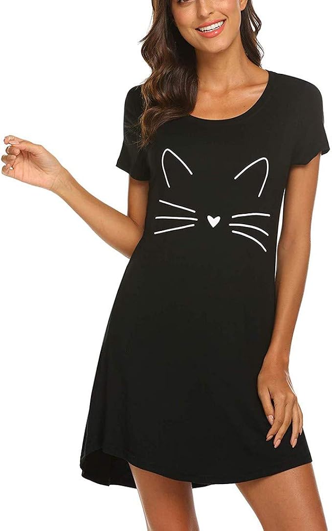 Millenniums Mini Robe Casual Col Rond TShirt Robe Couleur Unie Manche