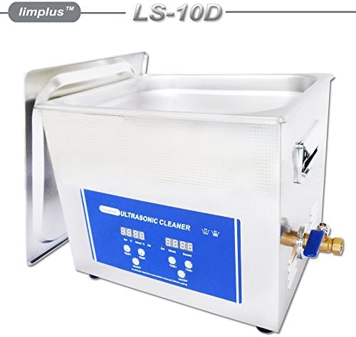 Desktop Ultrasonic Cleaning Machine 10liter with Digital Timer 30minute adjust for Car parts Degrease