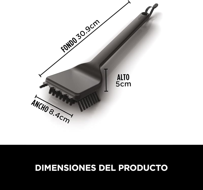 Escova de Limpeza para Lenha, Acessório Oficial, Preto