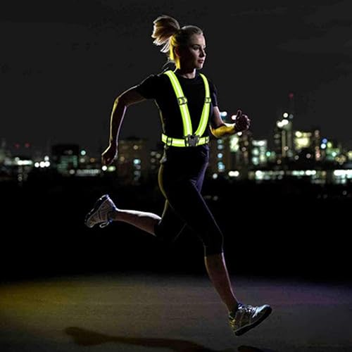 DRESBE Reflective Vest Gear Unisex Warning Vests Adjustable Laser