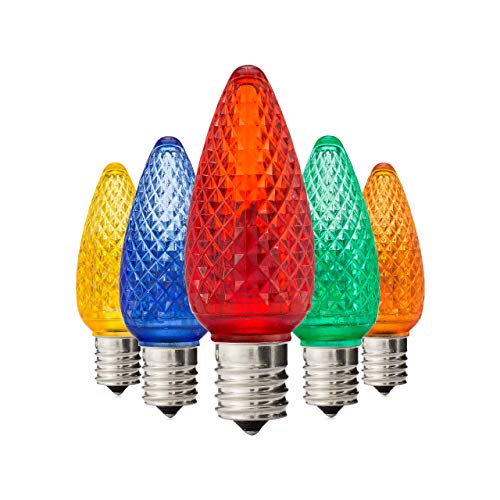 Holiday Lighting Outlet Faceted C9 Christmas Lights