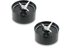 PLIXIO Two Pack of Cross Blades a Spare Replacement Part for Magic Bullet Blender MB1001 Model Only, Juicer and Mixer