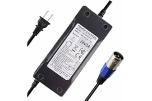 ABAKOO 24V 3A Charger, Battery Adapter, Mongoose, Jazzy, GT, eZip, Go-Go Elite Traveller, Shoprider, Jazzy Select 6 Ultra