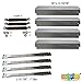 Hisencn Replacement Charbroil 463248208,463268107,466248208 Gas Grill Stainless Steel Burners, CrossoverTubes, Heat Plates, Electronic igniters