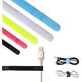 Avankin Pack of 30 Reusable Cord Organizer Keeper Holder, Fastening Cable Ties Straps for Earbud Headphones Phones Electronic