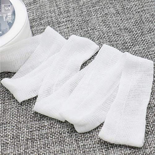 Hunter's Tail Water-Soluble Fishing Mesh, PVA Mesh Fishing Bait Mesh Bag Stocking Baits Non-Toxic No Pollution Efficient Fishing Tool