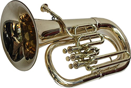Euphonium_Brass Finish Pitch Great Sound W/Case & Mp Gold shry054