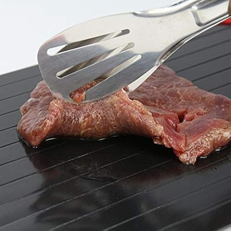 Bandeja Descongelar, con 4 empuñaduras de silicona de color rojo ...