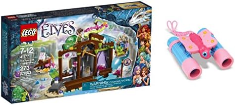 LEGO Elves The Precious Crystal Mine 273 Pcs &amp; free Gifts Sunny Patch Bixie Butterfly Binoculars (Colors may vary) Toys