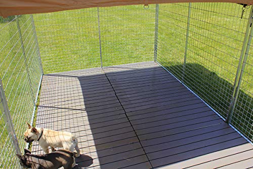 Cove Products 2' X 4' Raised Dog Kennel Comfortable Surface Flooring