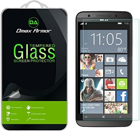 Dmax Armor- BLU Win HD LTE [Tempered Glass] Screen Protector with Lifetime Replacement Warranty