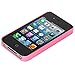 BENTOBEN iPhone 4S Case, iPhone 4 Case, Glitter Bling Sparkly Rhinestone Hybrid Slim Hard Cover Laminated with Luxury Shiny Synthetic Leather Protective Case for Apple iPhone 4/4S, Rose Red