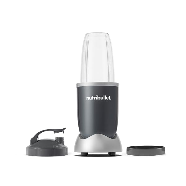 NUTRIBULLET PERSONAL BLENDER, SHAKES, SMOOTHIES, FOOD PREP, AND FROZEN BLENDING, 24 OUNCES, 600 WATT, DARK GRAY, NBR-0601WM